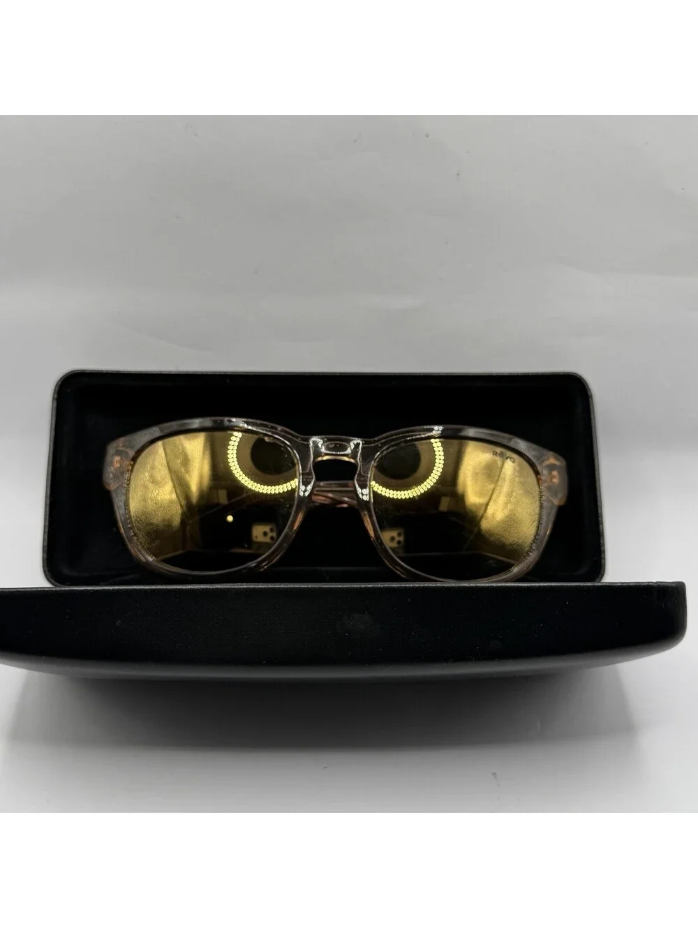 Revo Sunstorm RE3010 12 CH Polarized Sunglasses Champagne Gold 53-20-135 Case